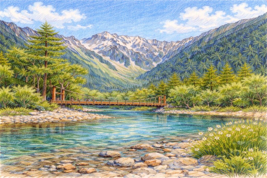 Kamikochi illustration